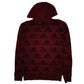 Mens Burgundy Adidas Lightweight Hoodie Jumper