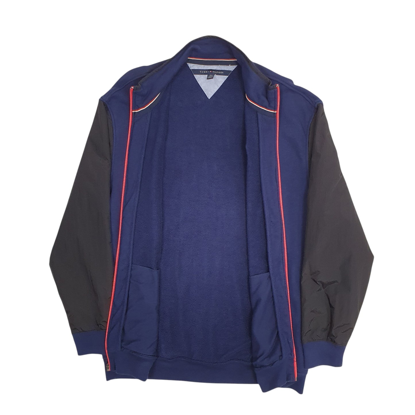 Mens Navy Tommy Hilfiger Windbreaker Full Zip Jumper