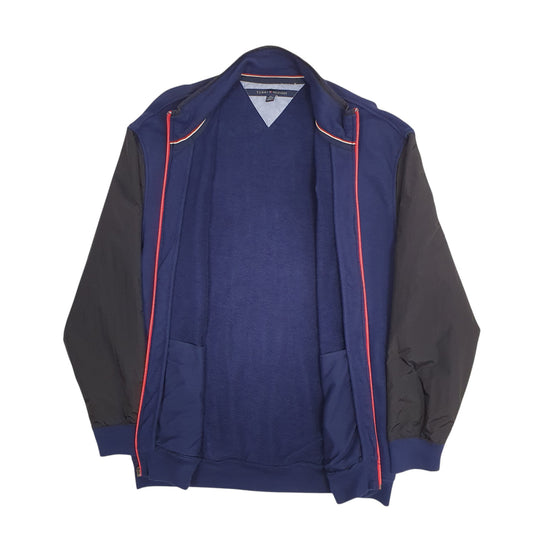 Mens Navy Tommy Hilfiger Windbreaker Full Zip Jumper