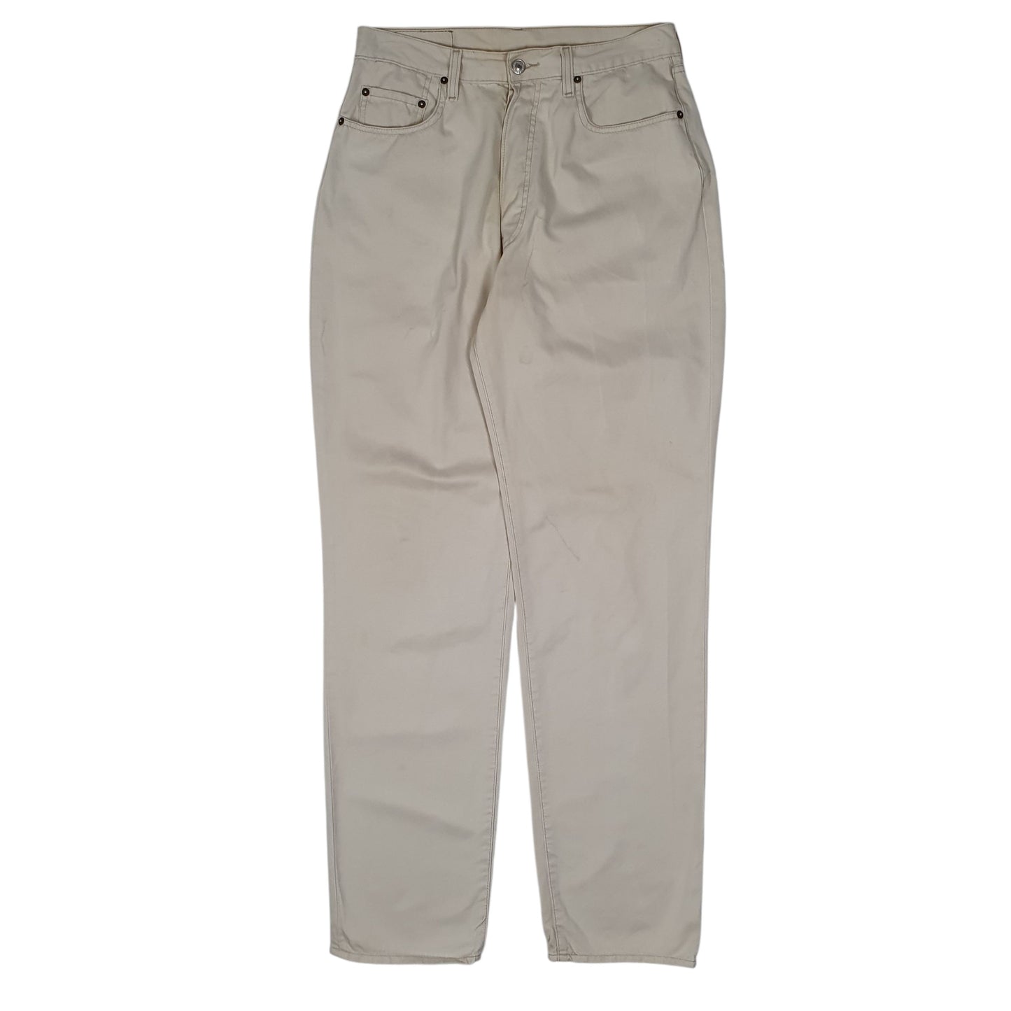 Mens Cream Levis Vintage 90s 597 JeansW32 L34