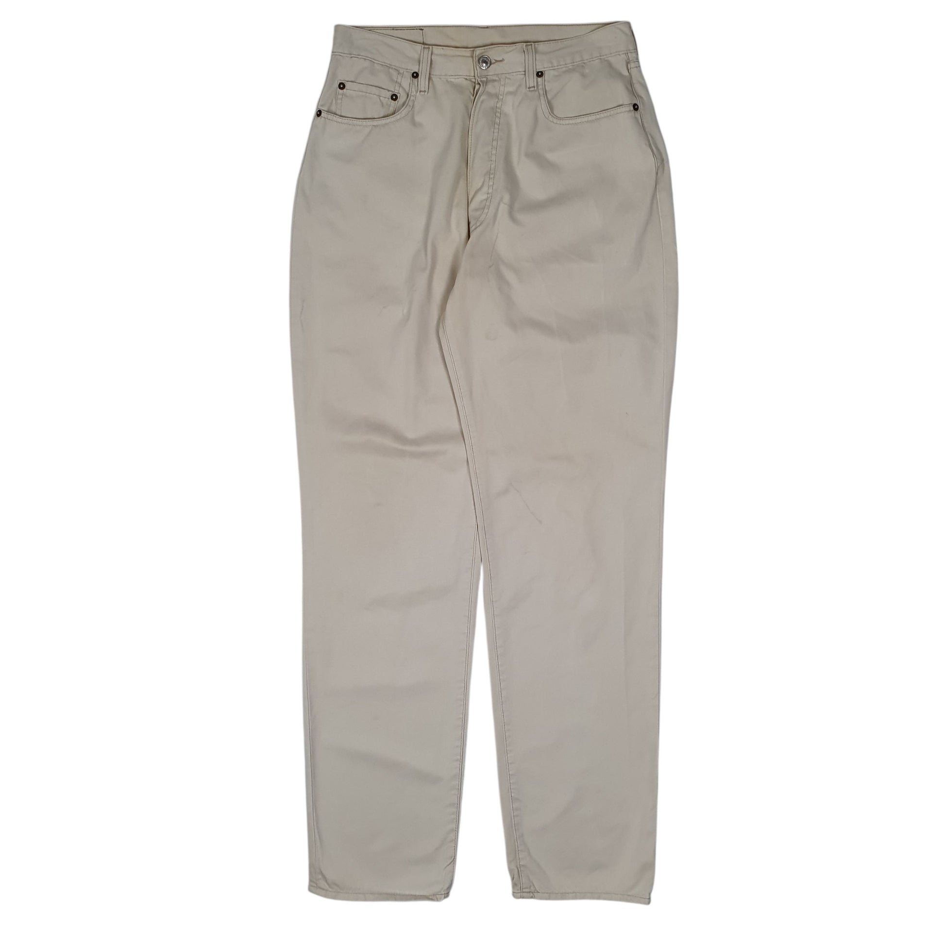 Mens Cream Levis Vintage 90s 597 JeansW32 L34