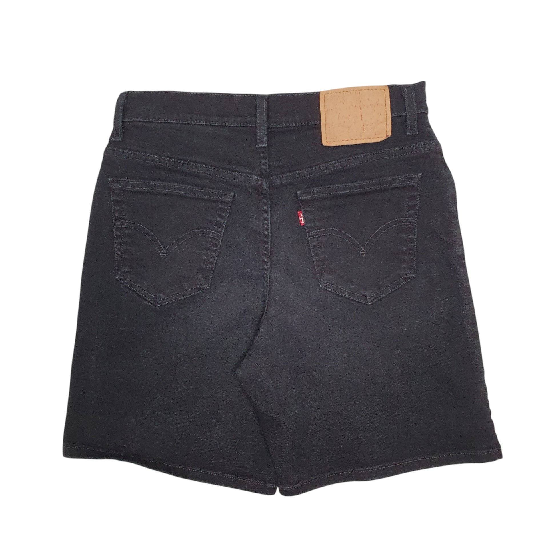 Womens Black Levis Vintage 90s Stretch  Shorts