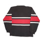 Mens Black Barbarian Rugby Crewneck Polo Shirt