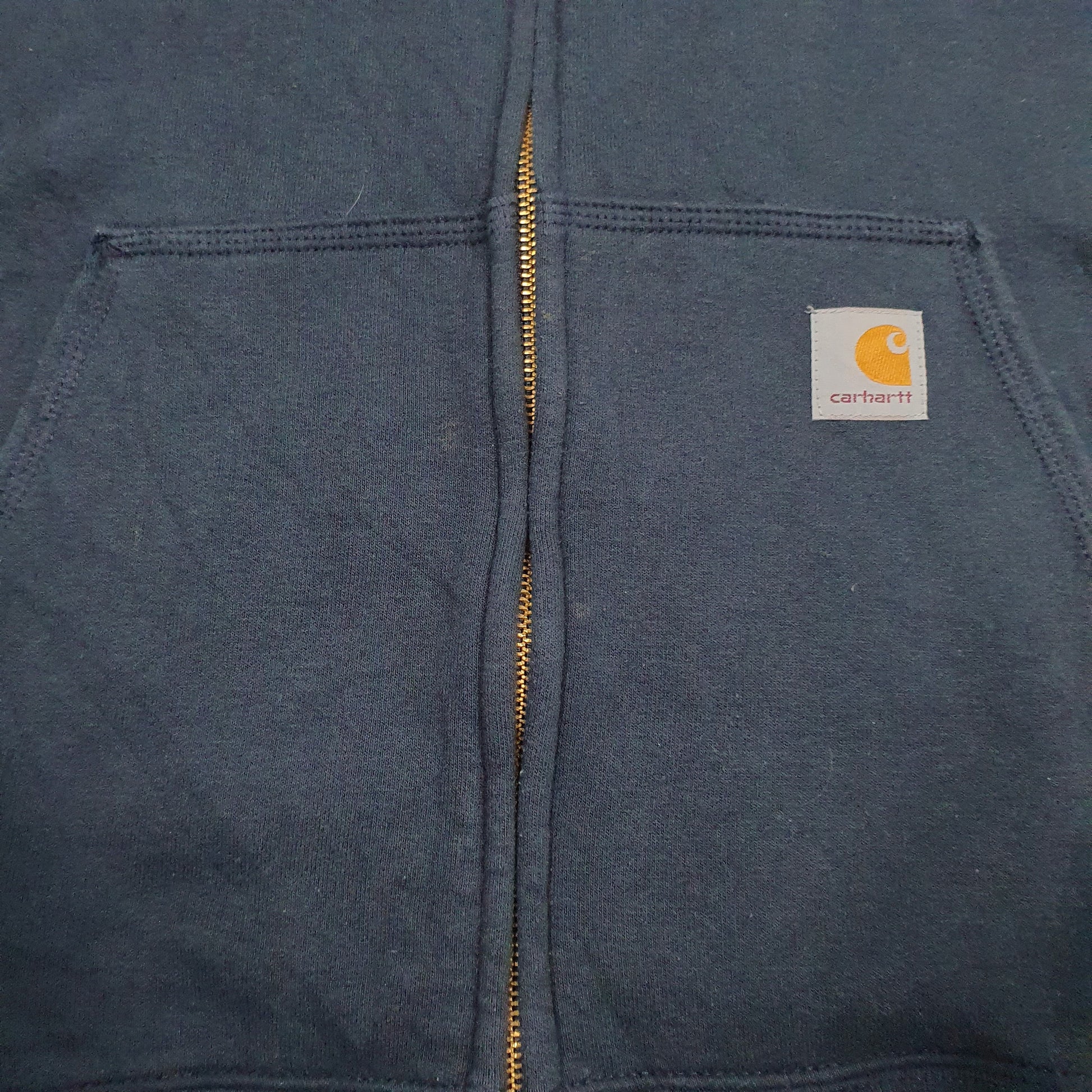 Mens Navy Carhartt  Full Zip Jumper