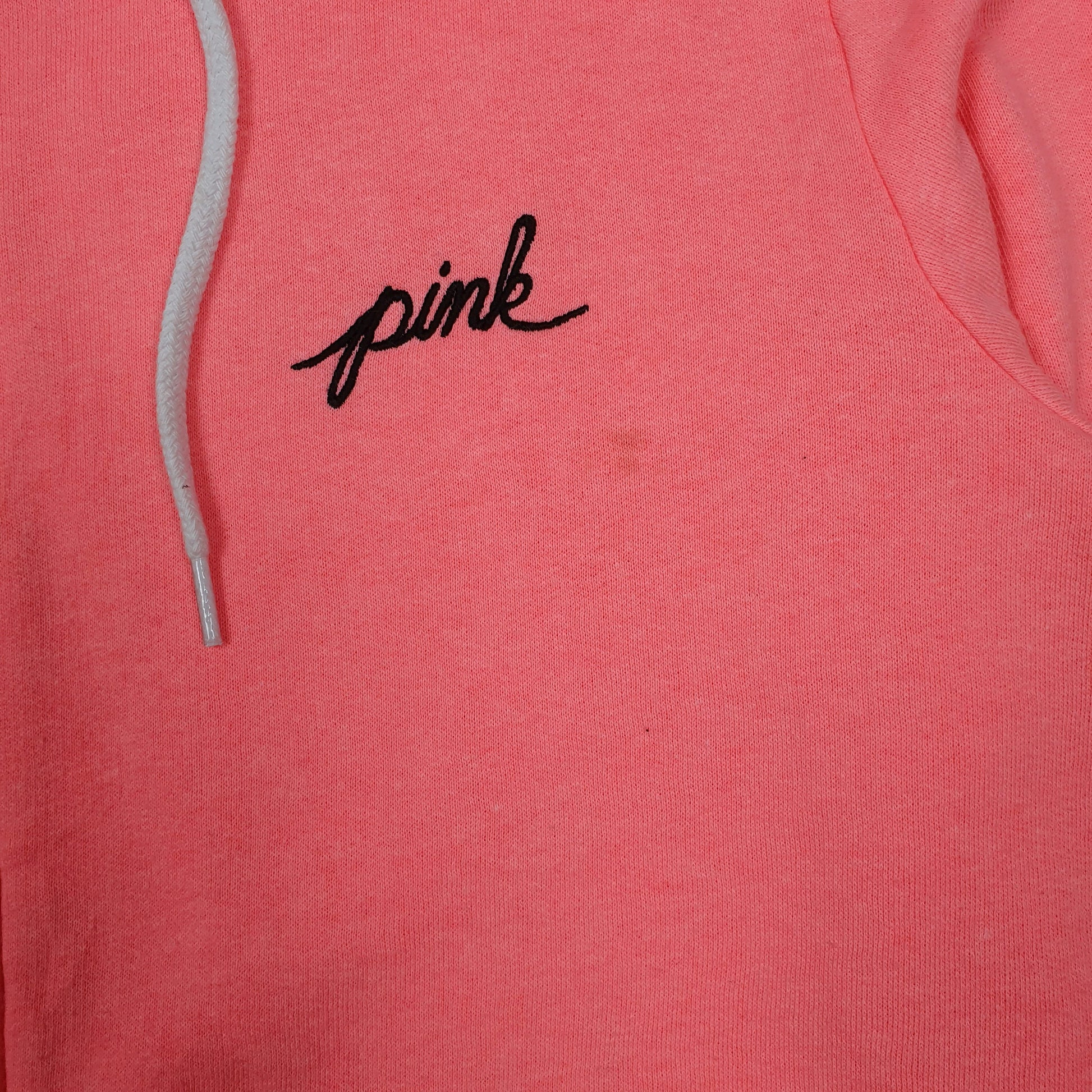 Womens Pink Victorias Secret Pink Hoodie Full Zip Jumper