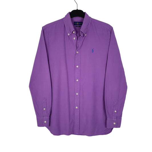 Mens Purple Ralph Lauren Relaxed Long Sleeve Shirt