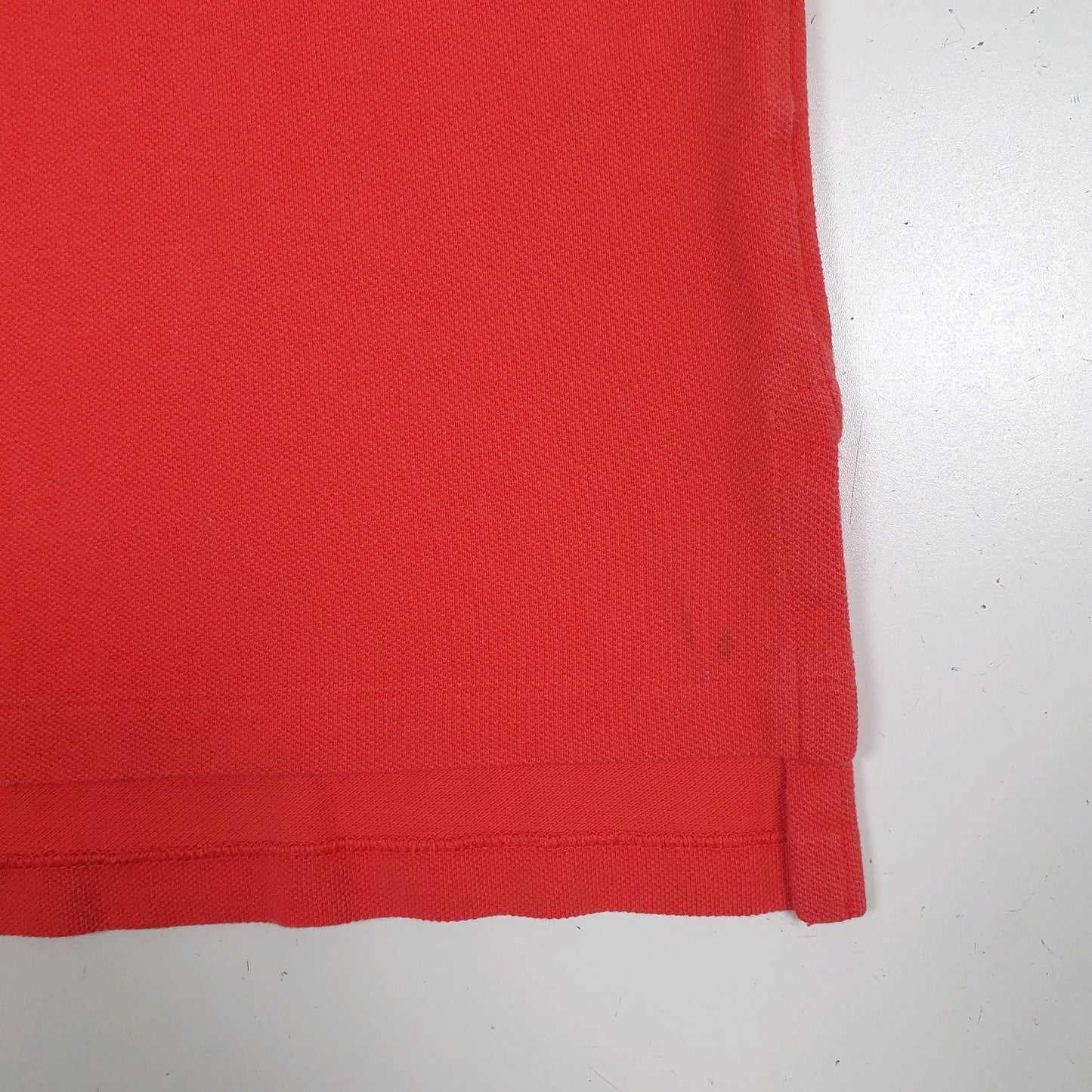 Mens Red Polo Ralph Lauren Custom Fit  Polo Shirt