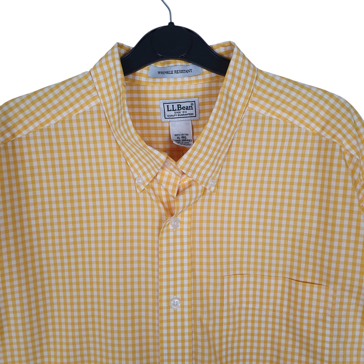 Mens Yellow L.L.Bean   Shirt