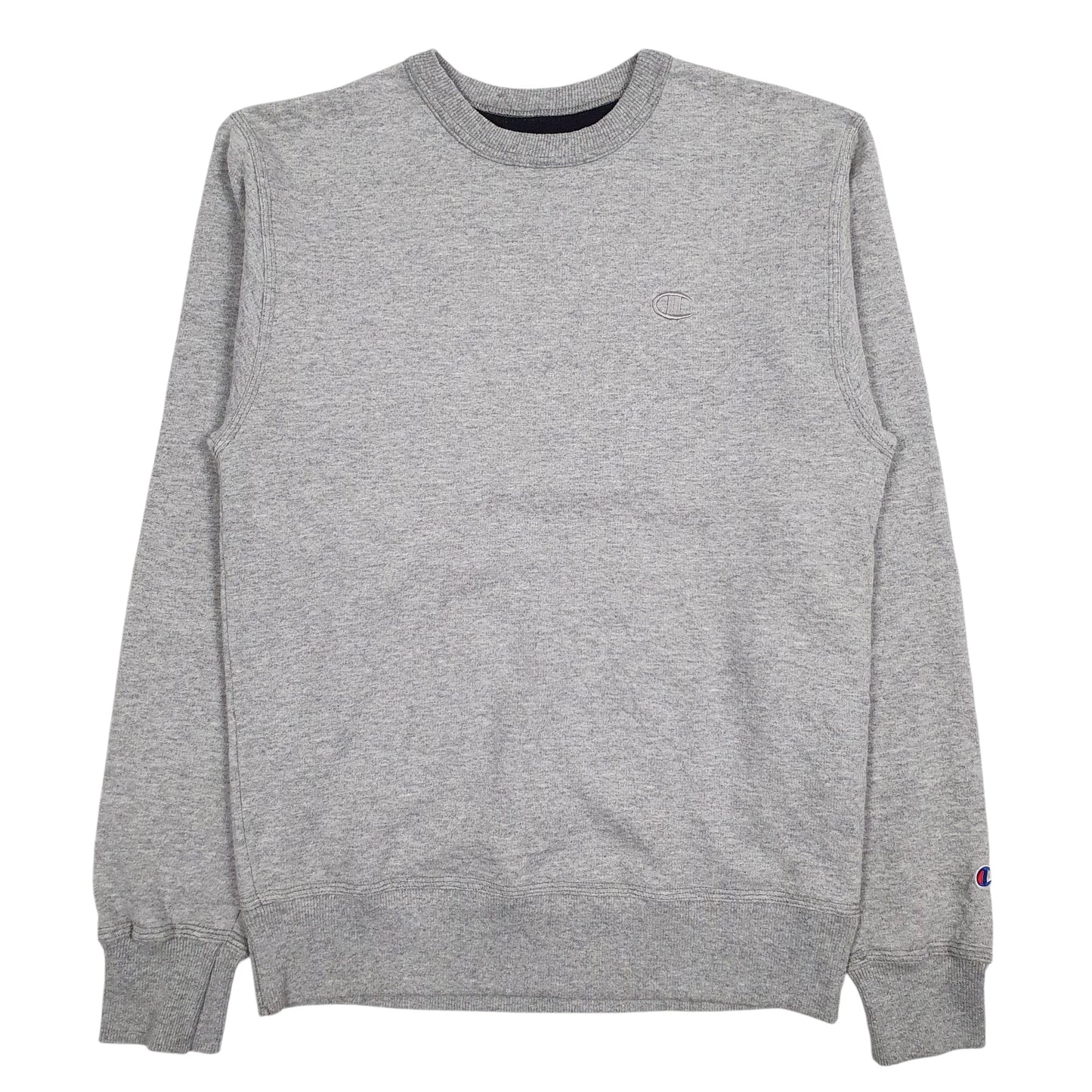 Mens Grey Champion  Crewneck Jumper
