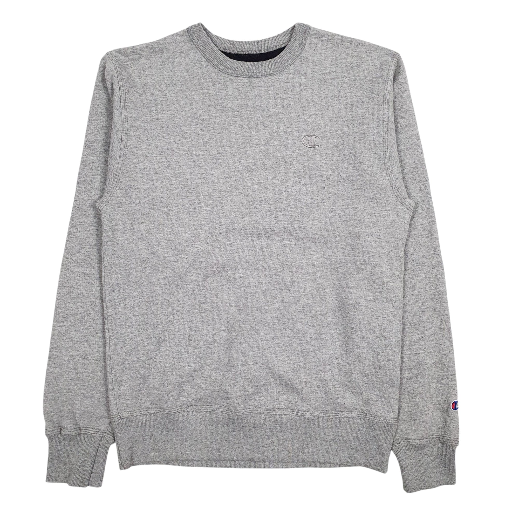 Mens Grey Champion  Crewneck Jumper