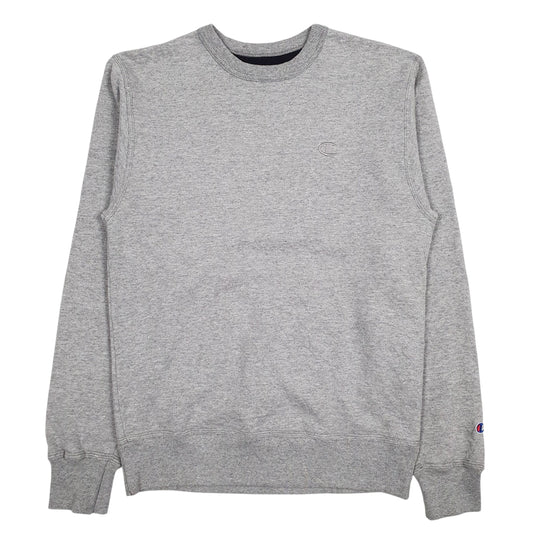 Mens Grey Champion  Crewneck Jumper