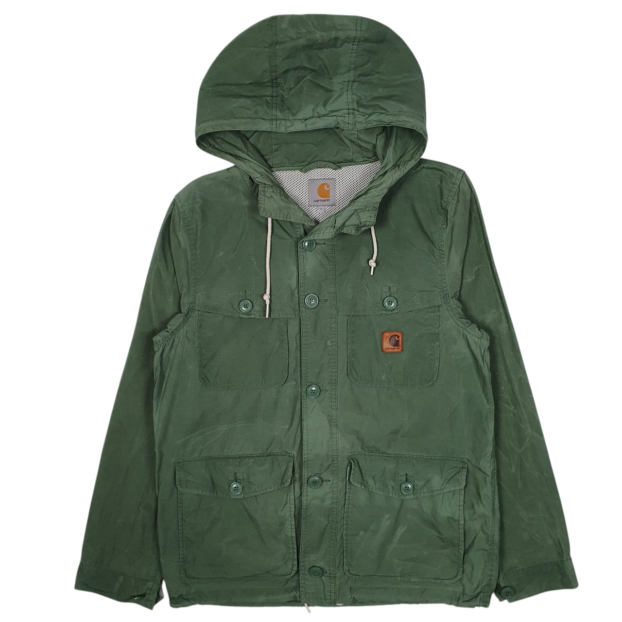 Mens Green Carhartt Mason Wax  Coat