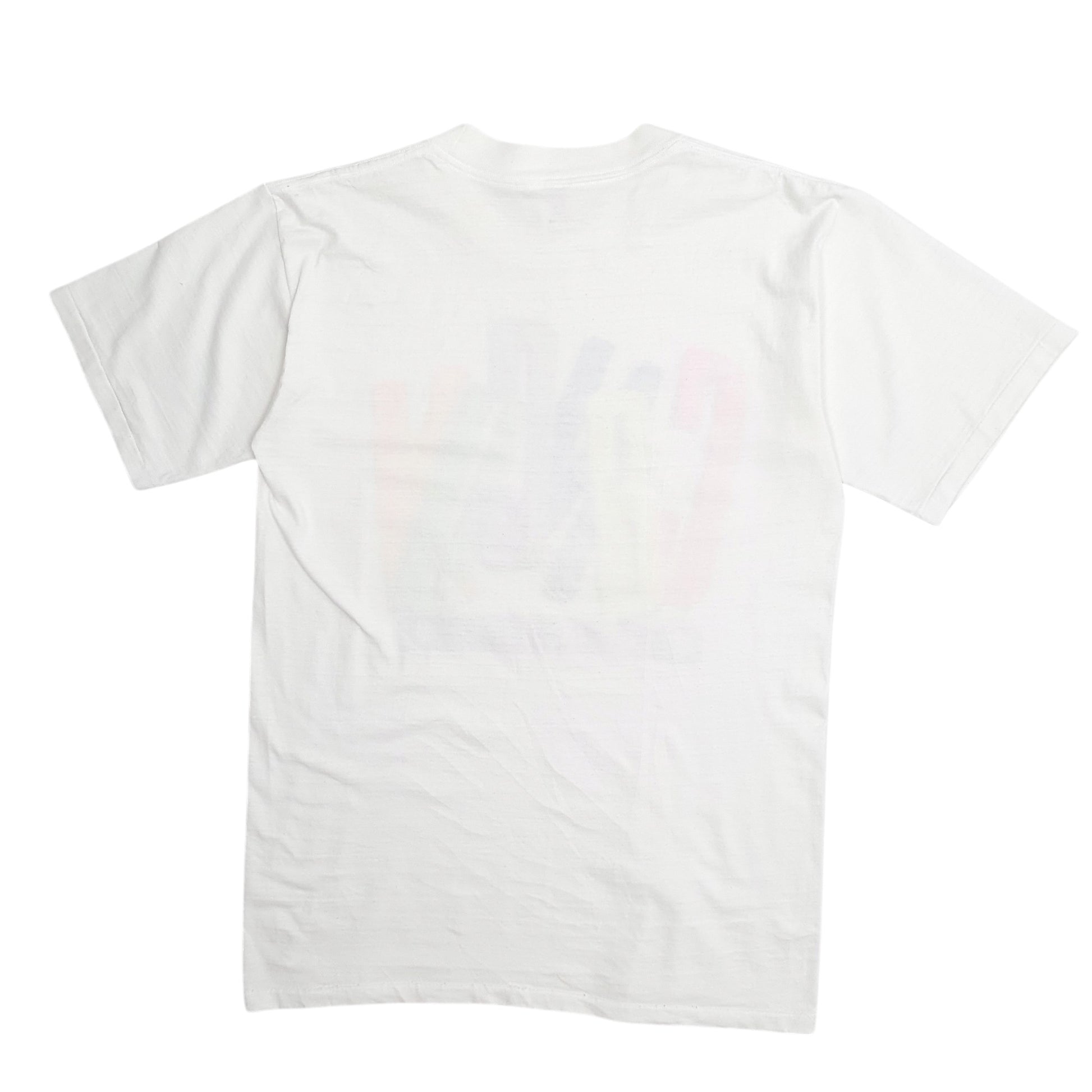 Mens White International Single Stitch Vintage 90s Cancun Mexico  T Shirt