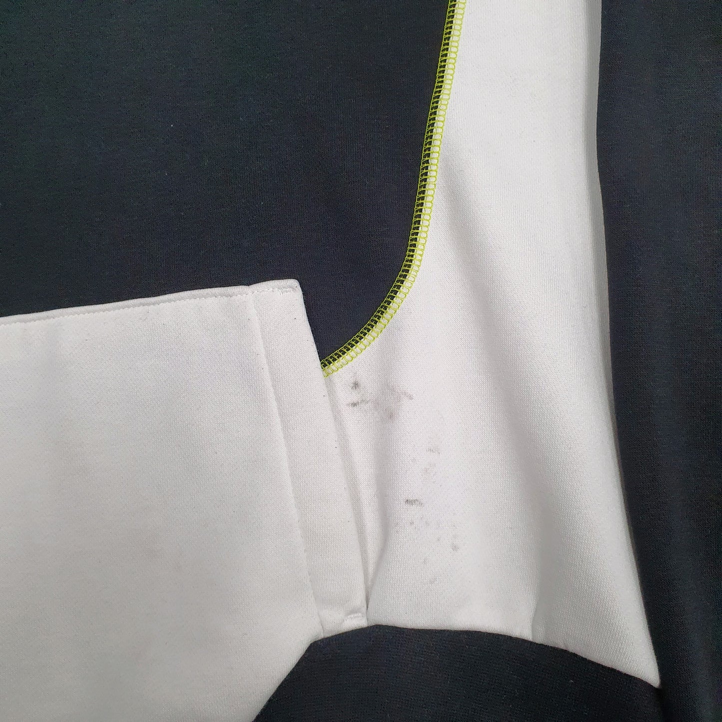 Womens Black Nike Baggy Crop Top Hoodie Jumper