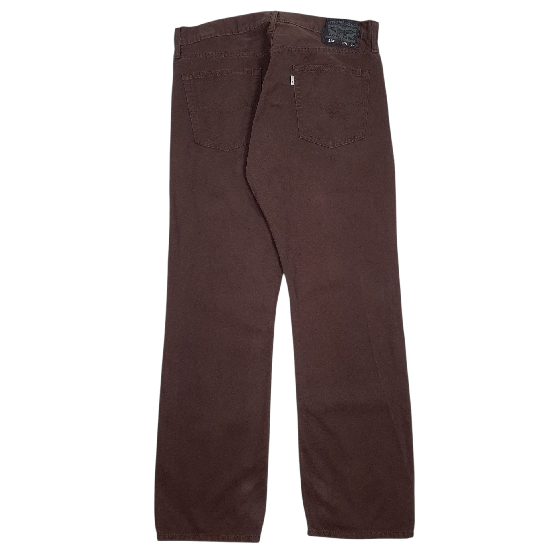 Mens Brown Levis 514  Trousers