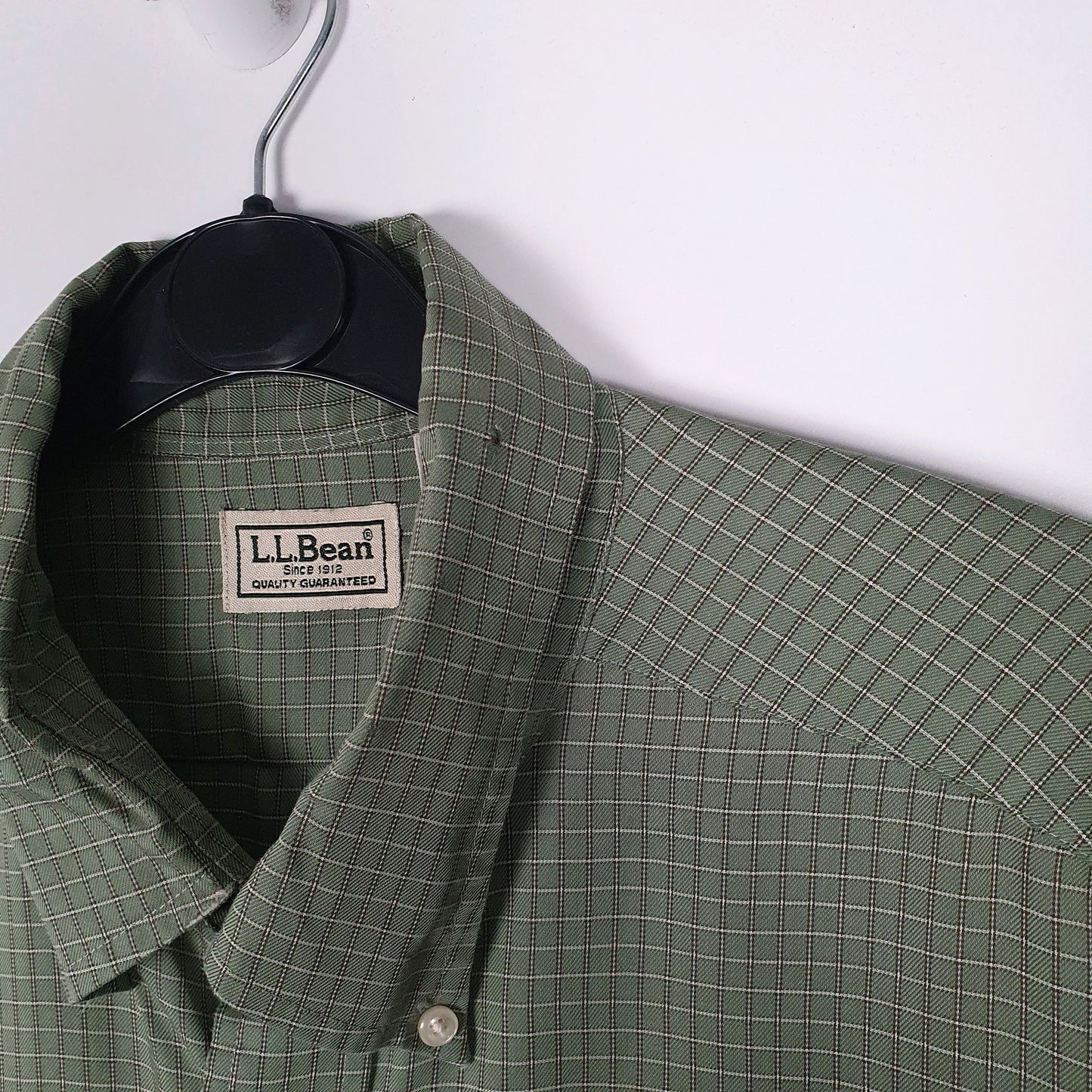 Mens Green L.L.Bean   Shirt