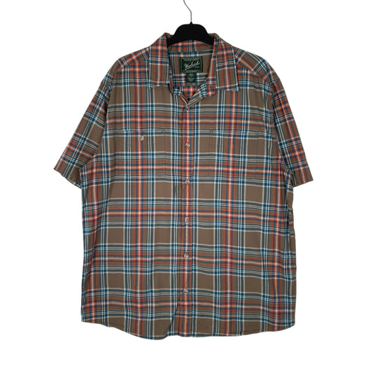 Mens Green Woolrich  Short Sleeve Shirt