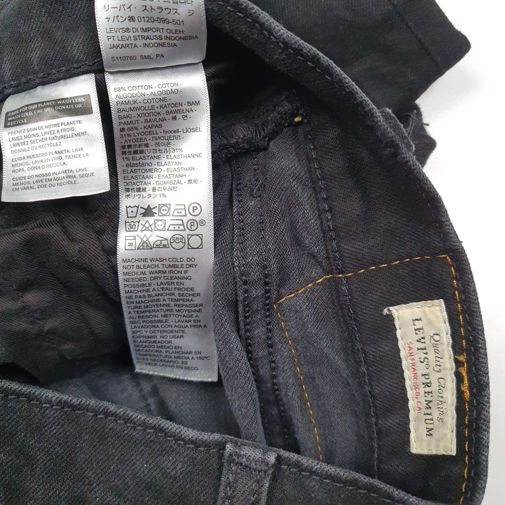 Mens Black Levis Premium  Jeans