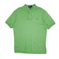 Mens Green Polo Ralph Lauren No size tags, fits mens L. Few small specks on back right. Short Sleeve Polo Shirt