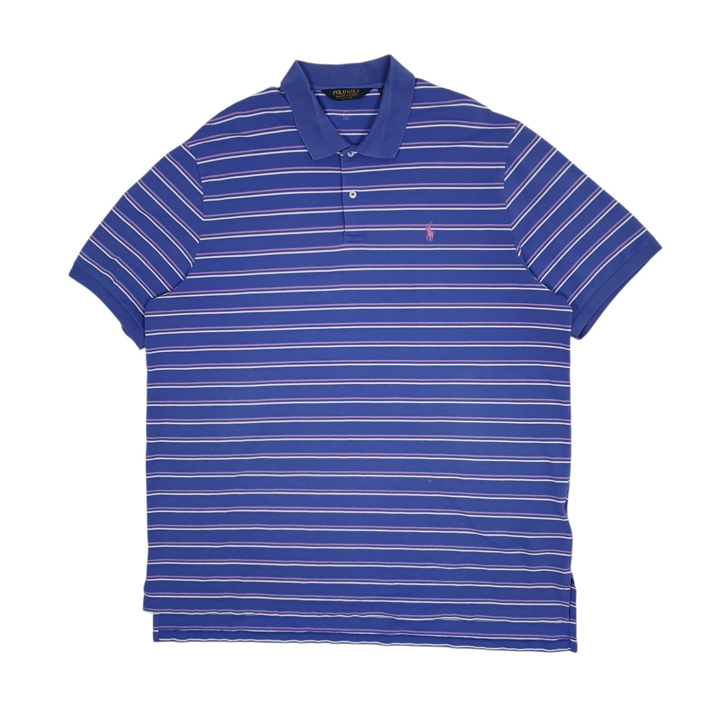 Mens Blue Polo Ralph Lauren Golf Short Sleeve Polo Shirt