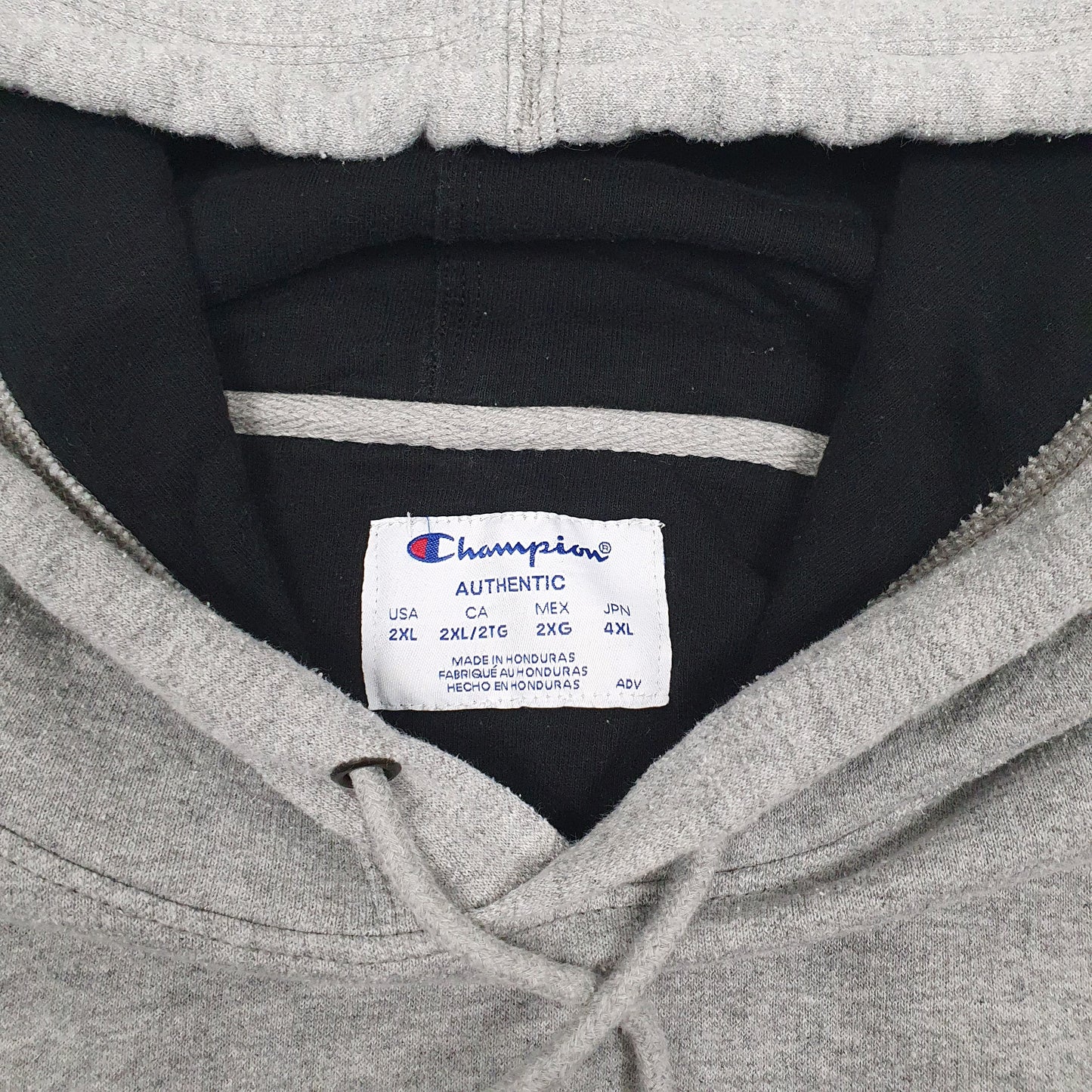 Mens Grey Champion  Hoodie Jumper