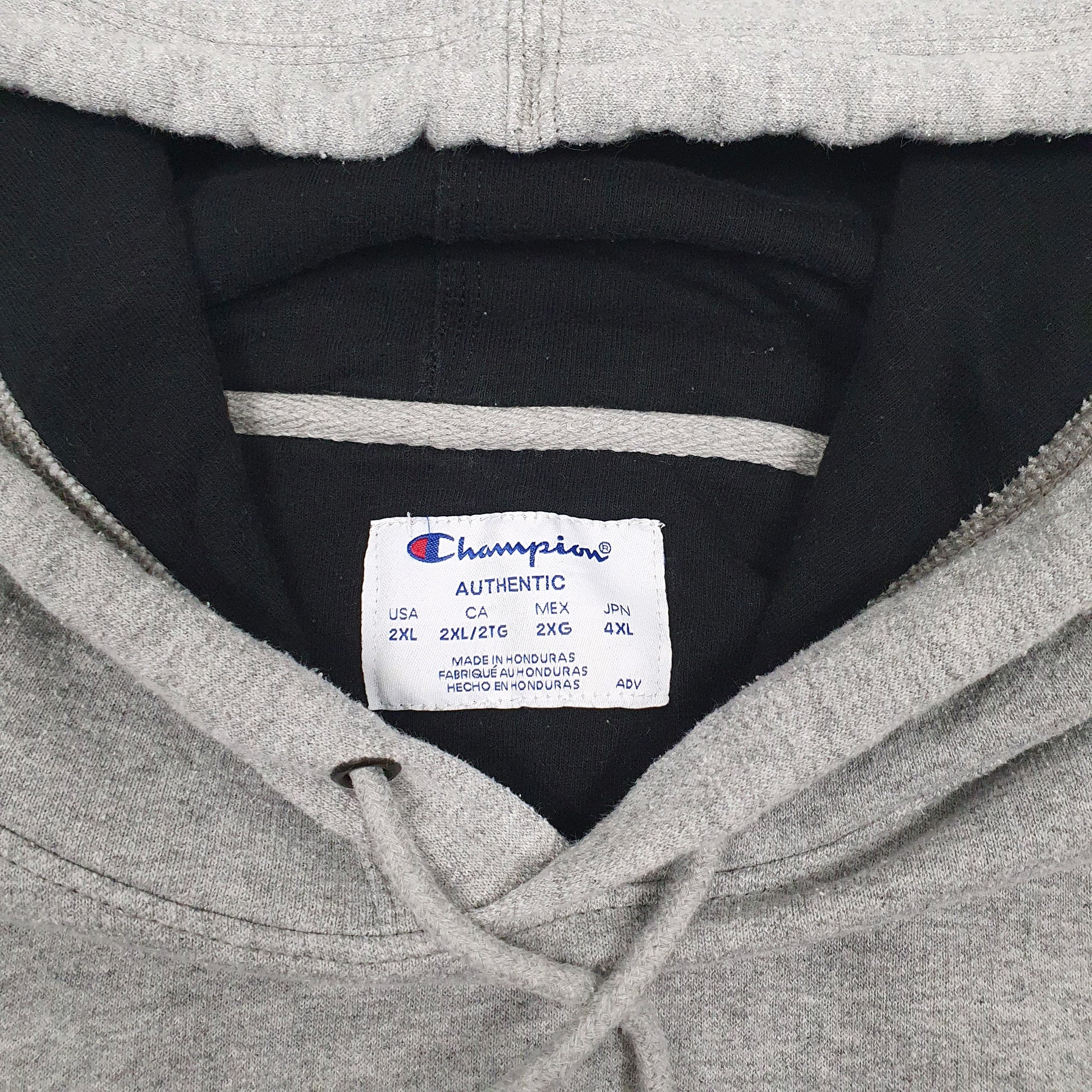 Mens Grey Champion  Hoodie Jumper