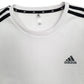 Mens White Adidas Primegreen Crewneck Jumper