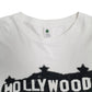 Mens White Sel Classic Vintage 90s Hollywood  T Shirt