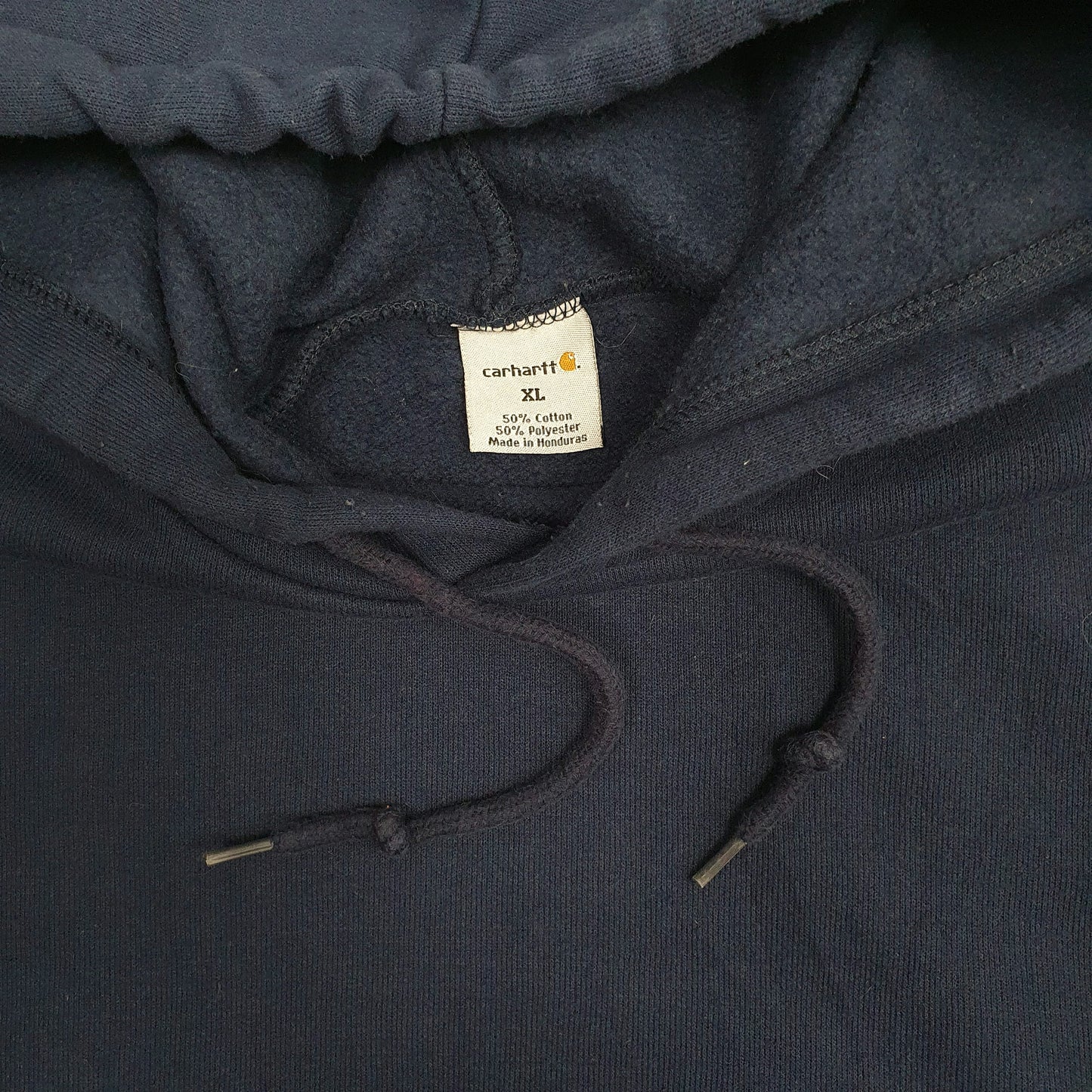 Mens Navy Carhartt K121 Hoodie Jumper