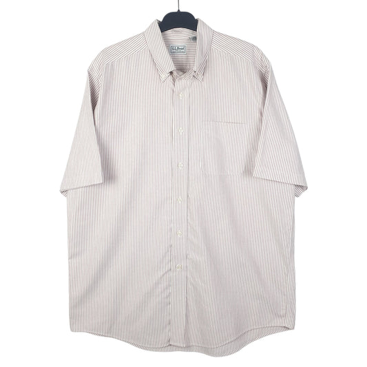 Mens Red L.L.Bean  Short Sleeve Shirt