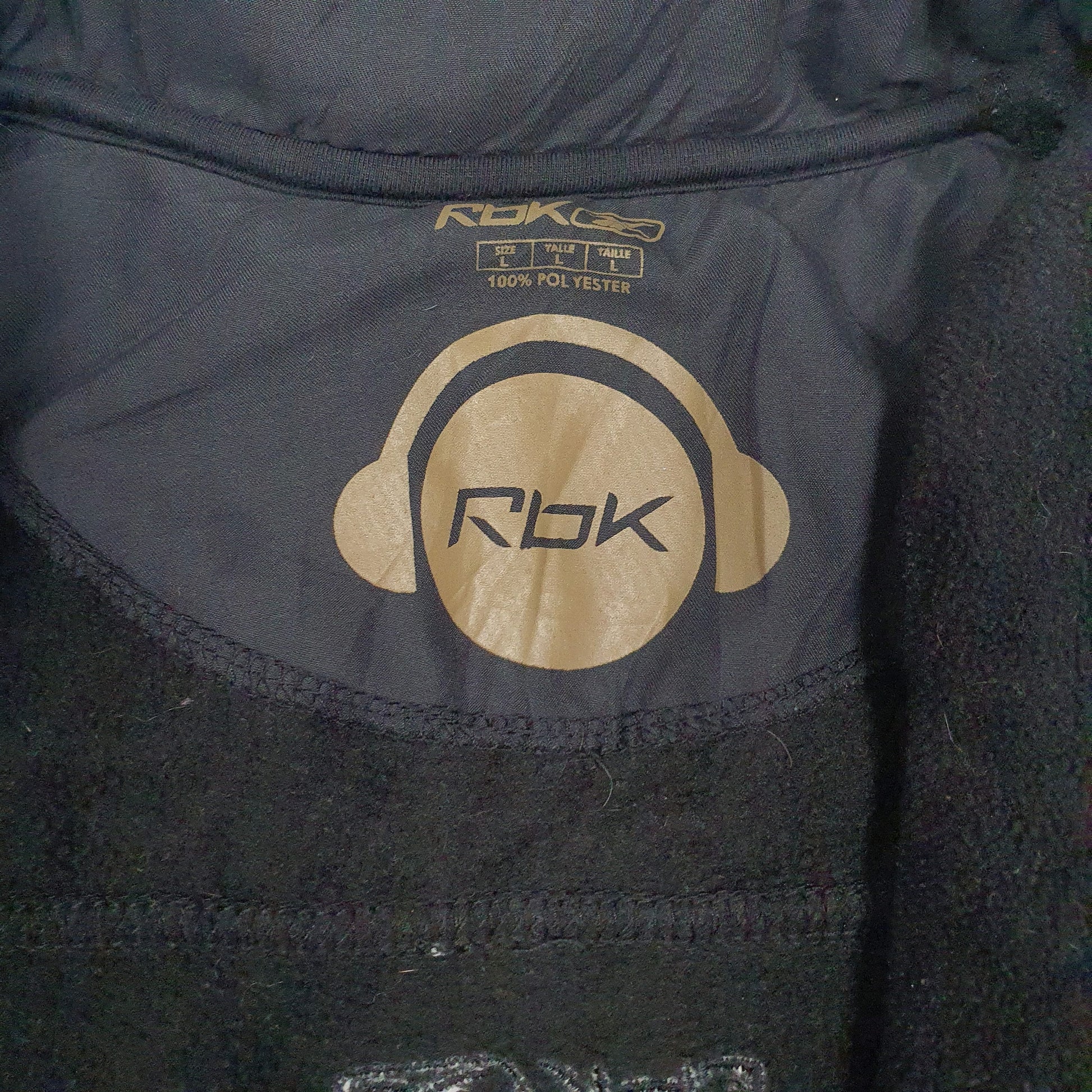 Womens Black Reebok Hooded Full Zip Jumper