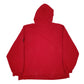 Mens Red Adidas Wisconsin Hoodie Jumper