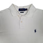 Mens White Polo Ralph Lauren Classic Fit  Polo Shirt