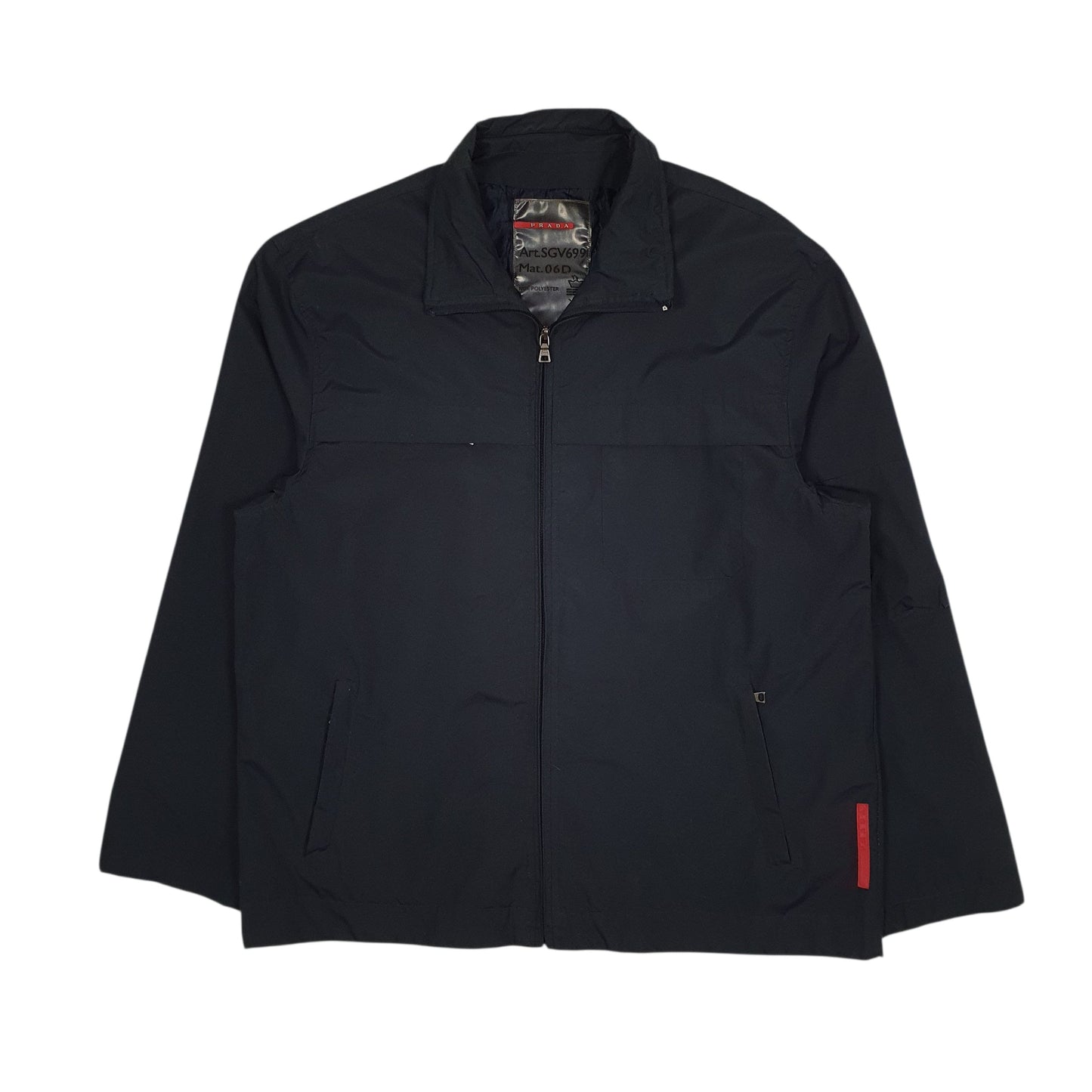 Mens Navy Prada SGV699 Goretex  Coat