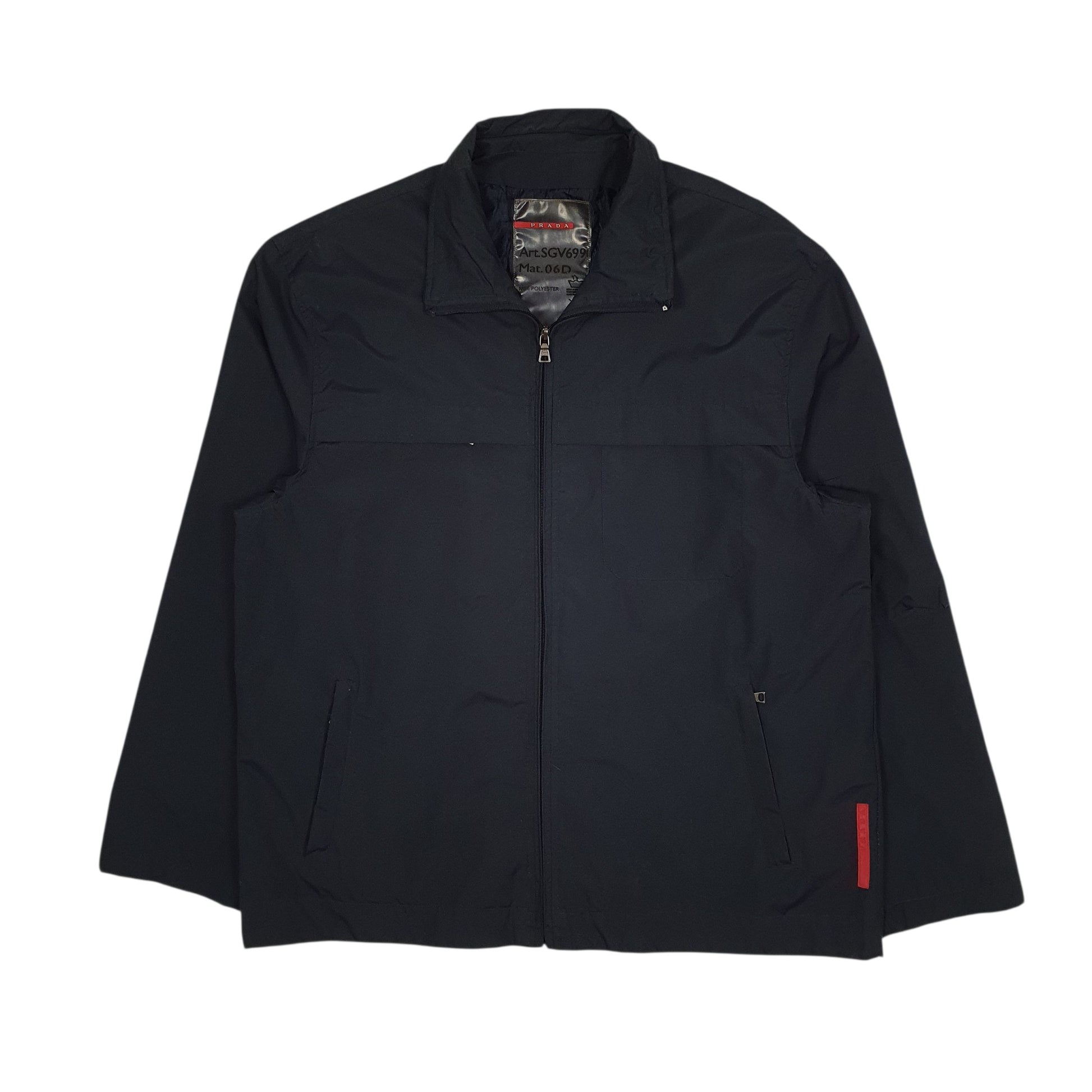 Mens Navy Prada SGV699 Goretex  Coat