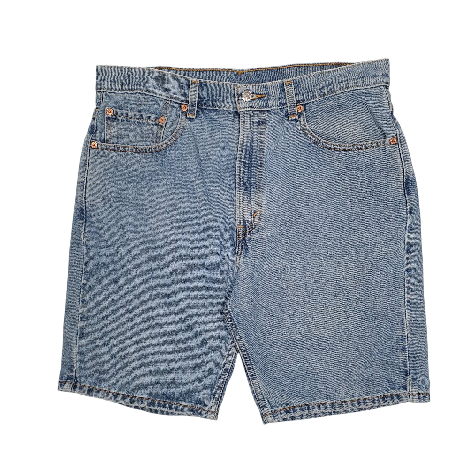 Mens Blue Levis Vintage 00s 505 Denim Shorts