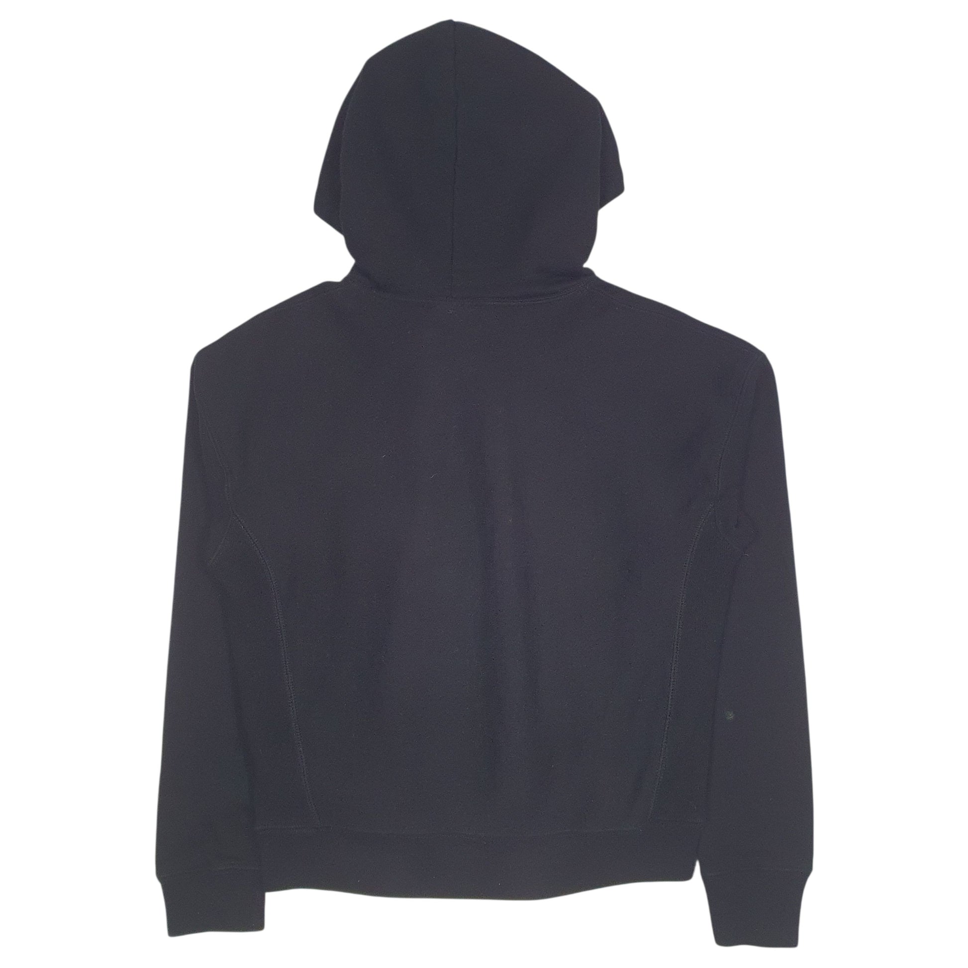 Womens Black Champion Reverse Weave Hoodie Jumper