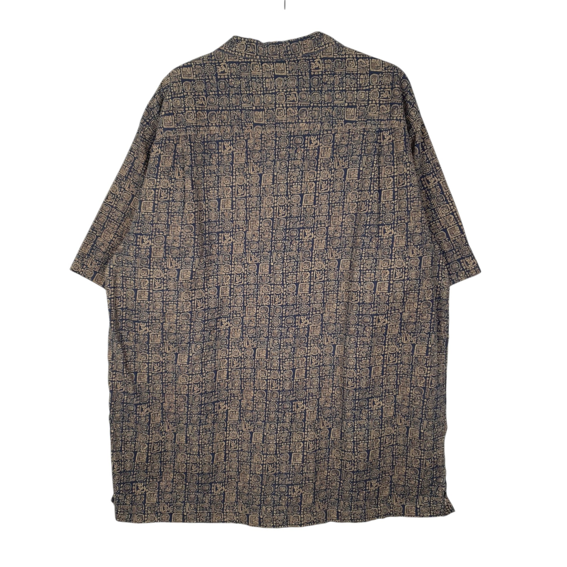 Mens Beige L.L.Bean Paisley Tall  Shirt