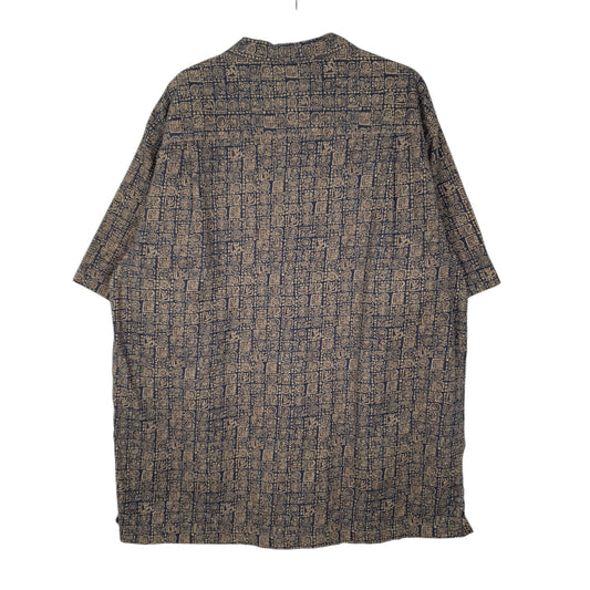 Mens Beige L.L.Bean Paisley Tall  Shirt