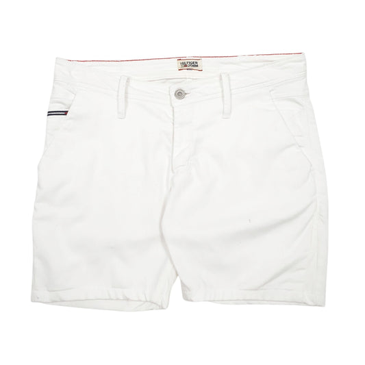 Mens White Tommy Hilfiger  Denim Shorts