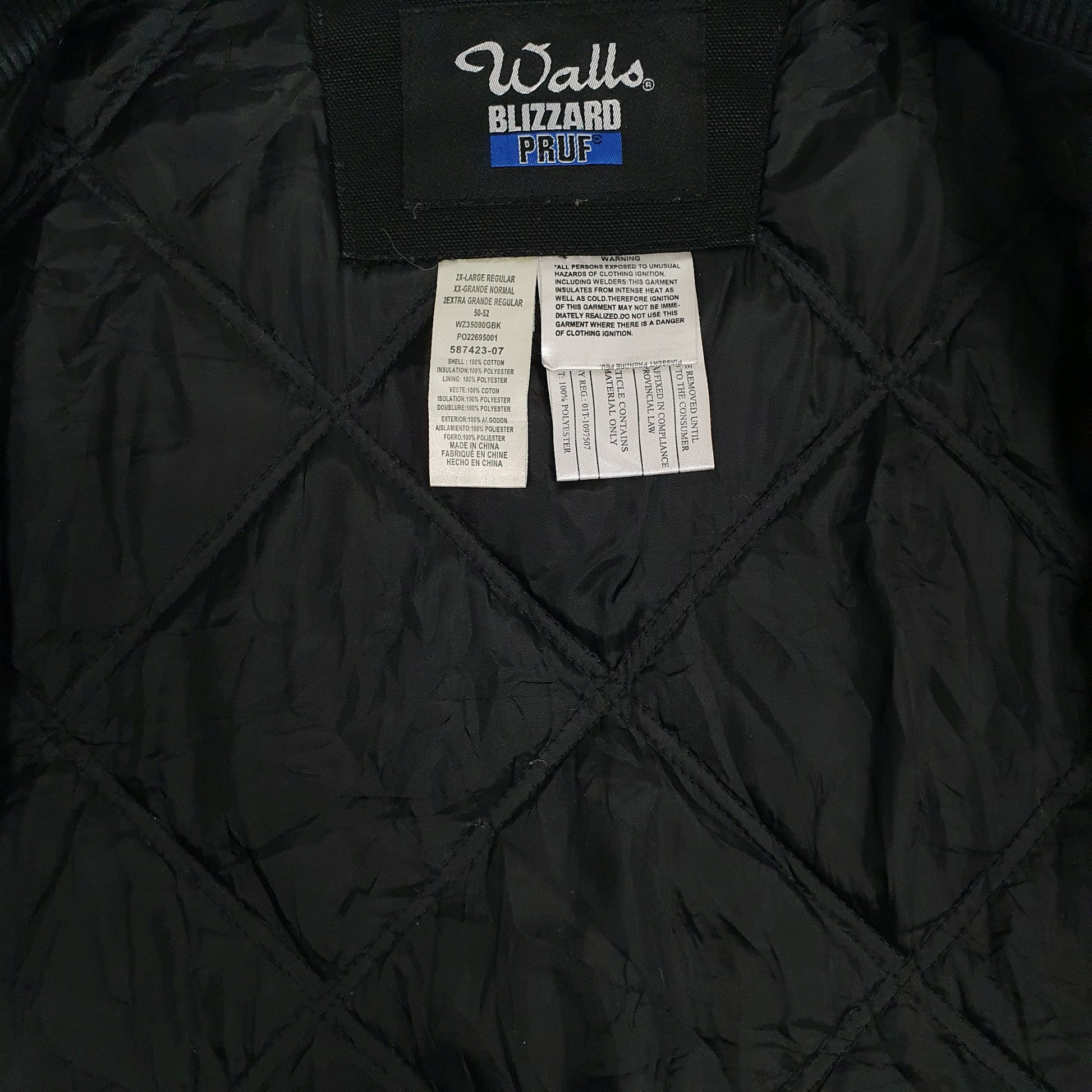 Mens Black Walls   Coat