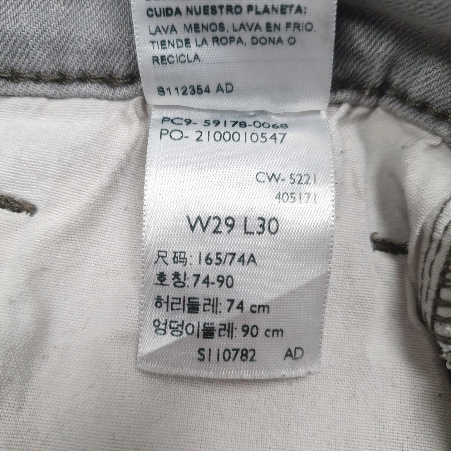 Mens Grey Levis   Jeans