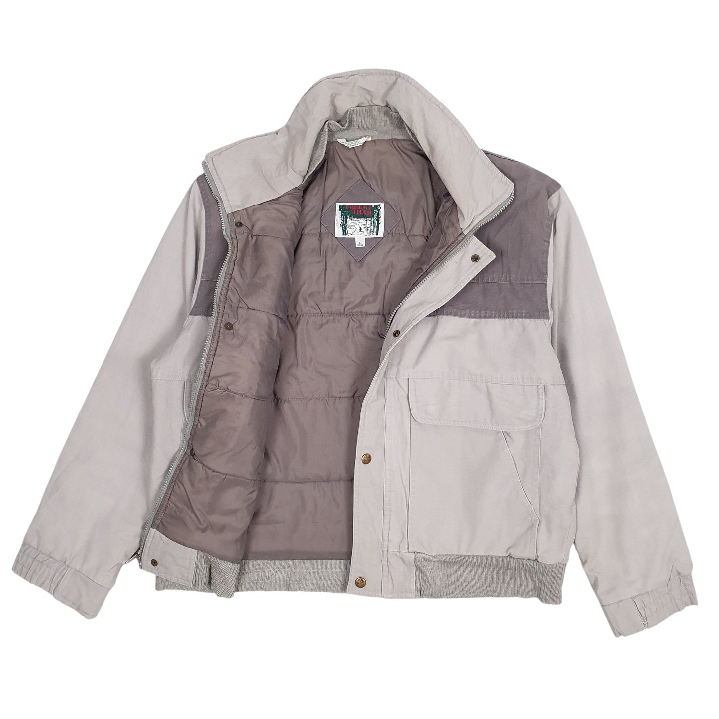 Mens Grey Forest Trail   Coat