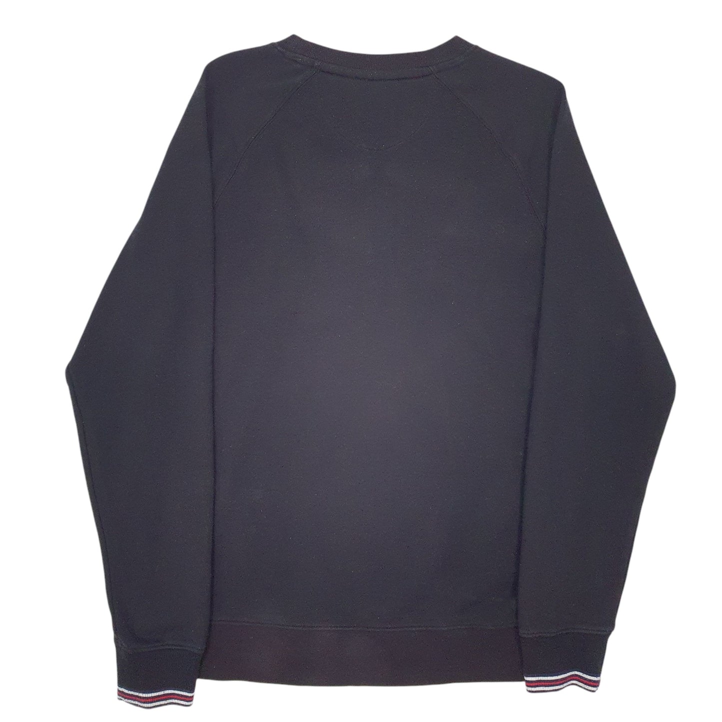 Mens Black Fila Spellout Crewneck Jumper