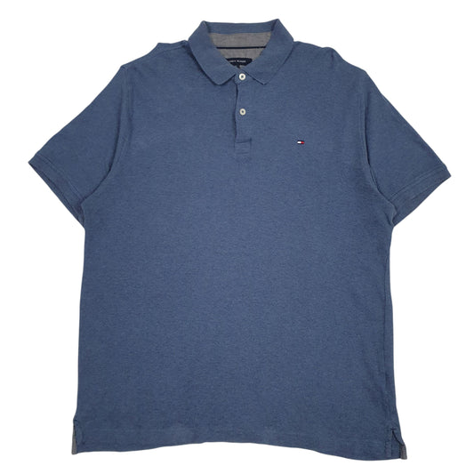 Mens Blue Tommy Hilfiger  Short Sleeve Polo Shirt