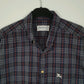 Mens Navy Burberry Vintage 90s  Shirt