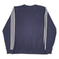 Mens Navy Adidas Spellout Crewneck Jumper
