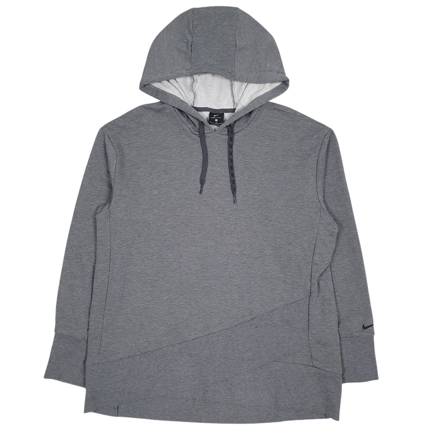 Mens Grey Nike Dri-Fit Hoodie Jumper