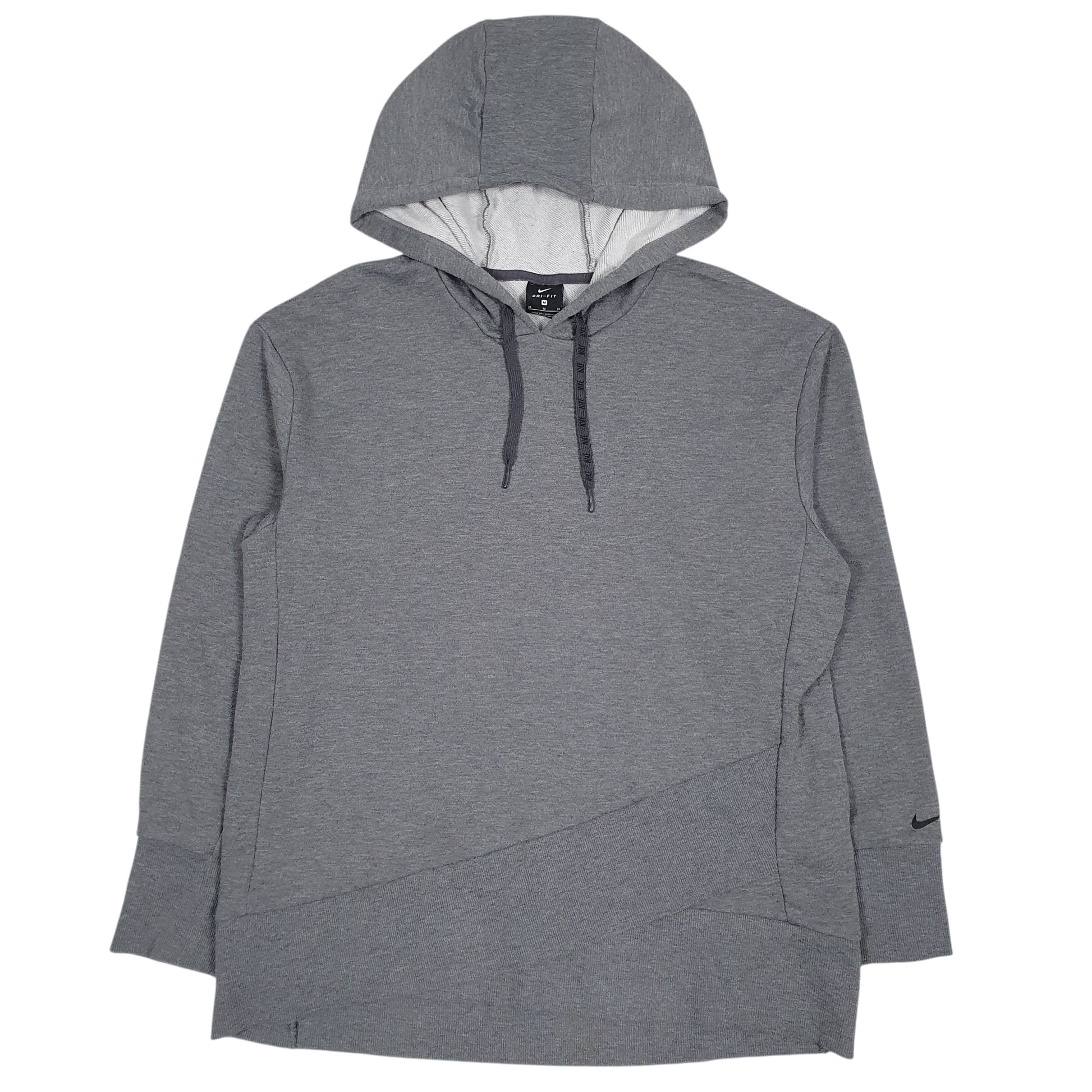 Mens Grey Nike Dri-Fit Hoodie Jumper