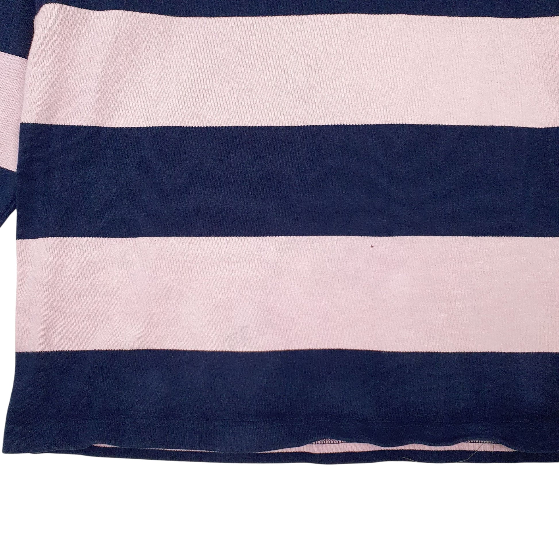 Mens Pink Barbarian Rugby Crewneck Polo Shirt